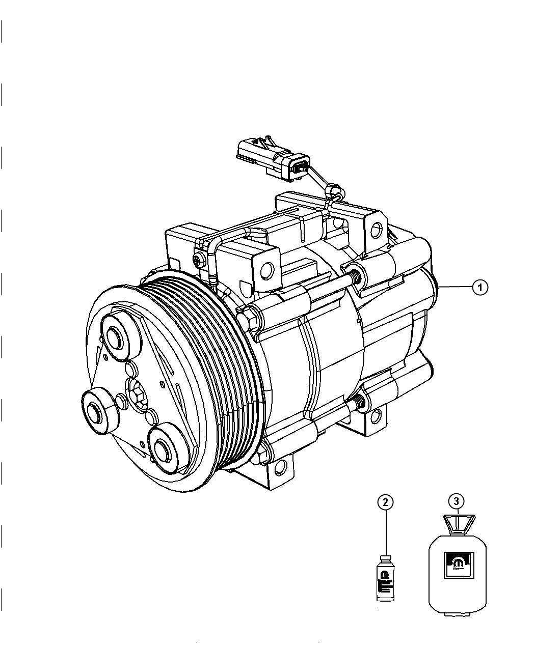 A/C Compressor. Diagram