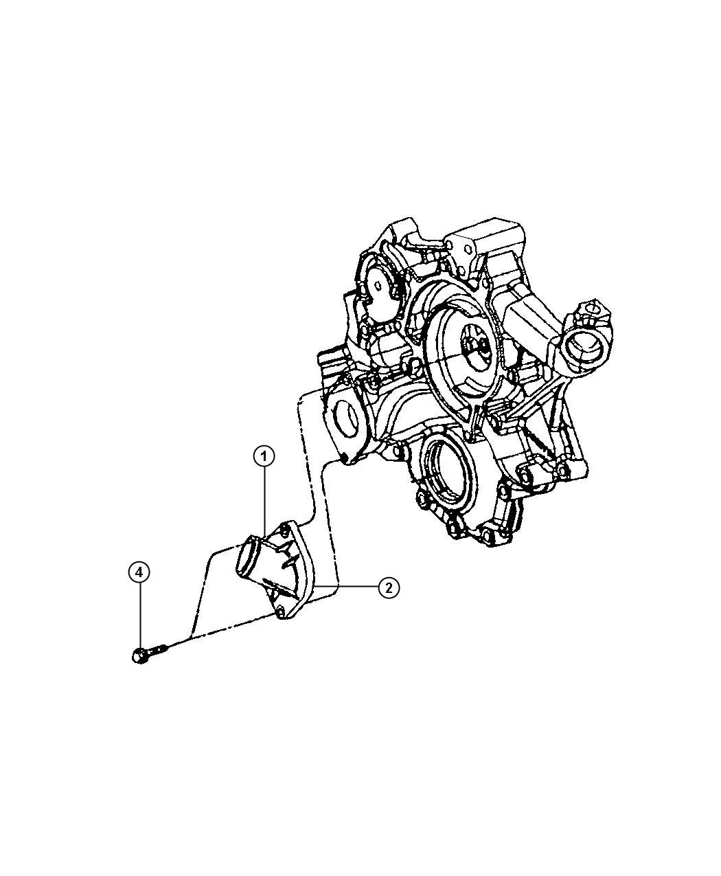 Diagram Thermostat and Related Parts. for your Dodge