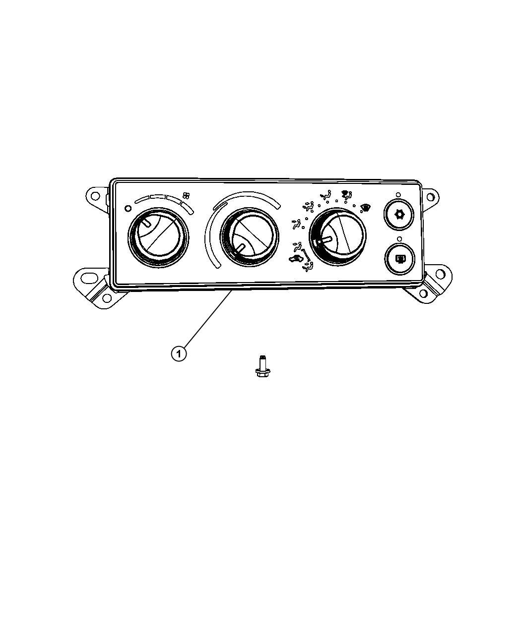 Switches Heating and Air Conditioning. Diagram