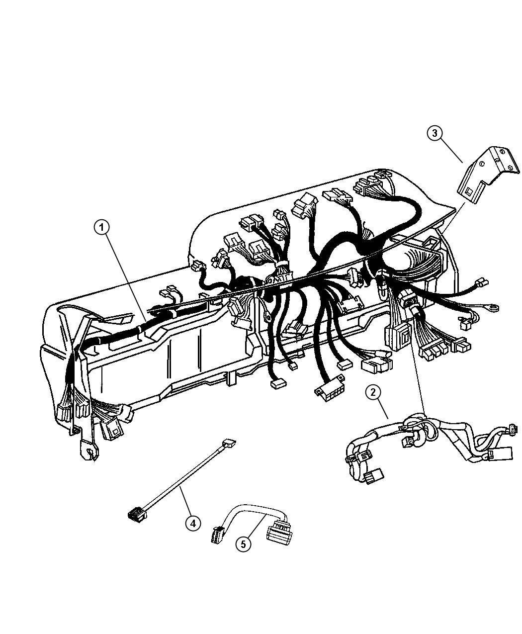 Diagram Wiring Instrument Panel. for your Chrysler Voyager  