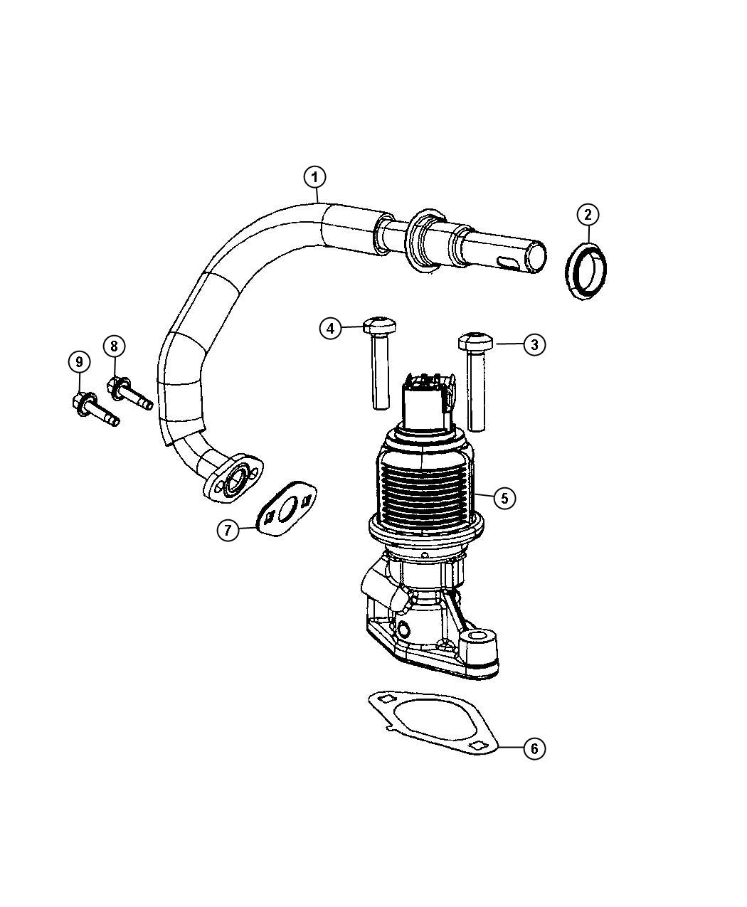 Diagram EGR Valve. for your Dodge