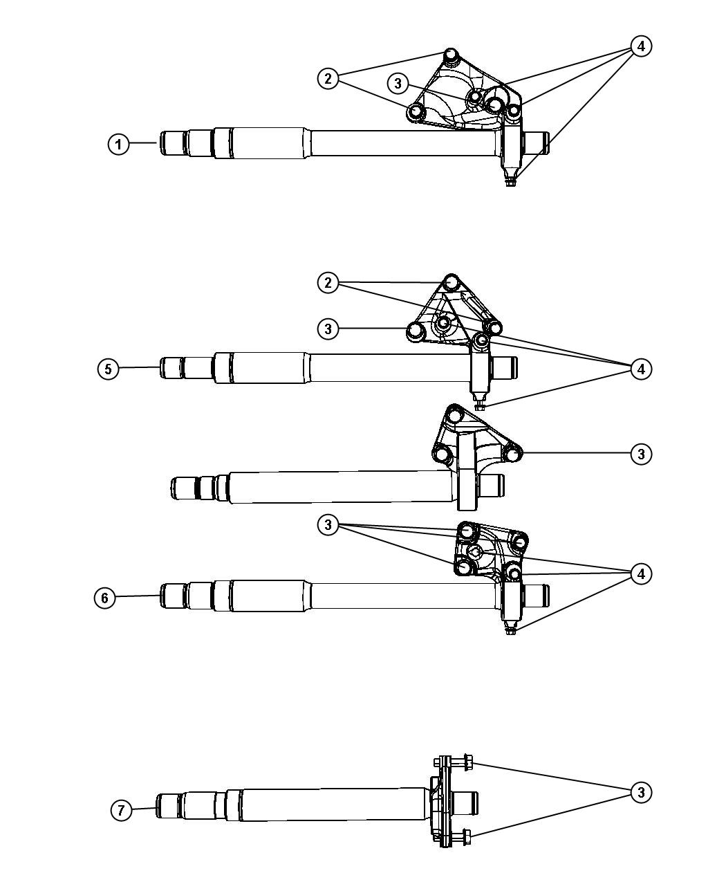 Diagram Shafts, Intermediate. for your 2010 Dodge Grand Caravan   