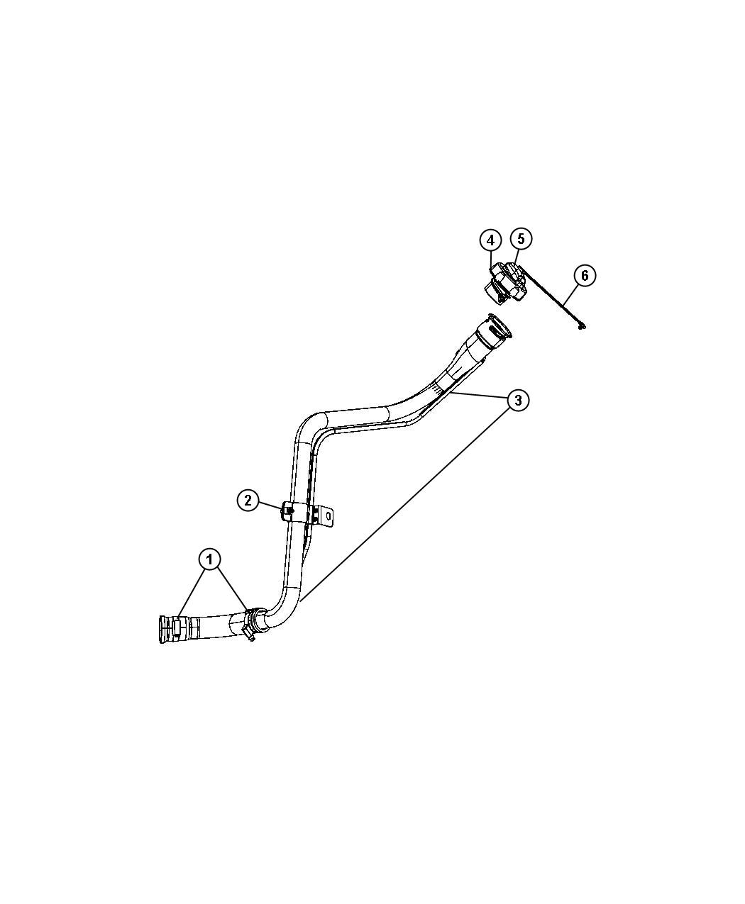 Fuel Filler Tube. Diagram