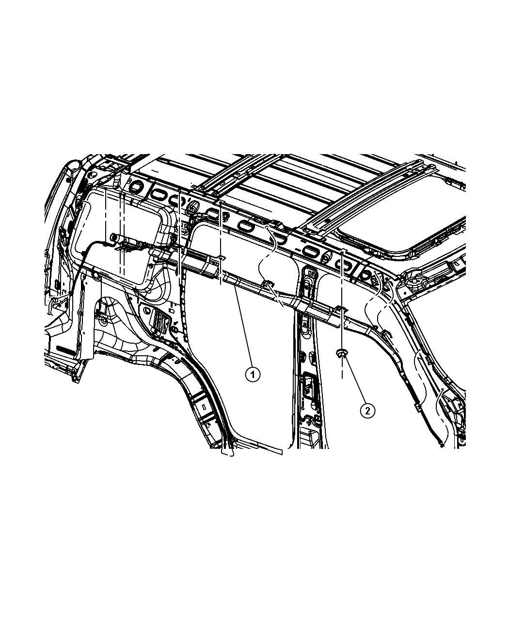 Diagram Air Bags Side. for your Chrysler 300  M