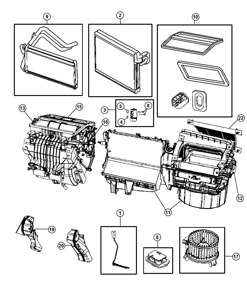 Diagram A/C and Heater Unit [Headlamp Off Time Delay]. for your Dodge Caliber  