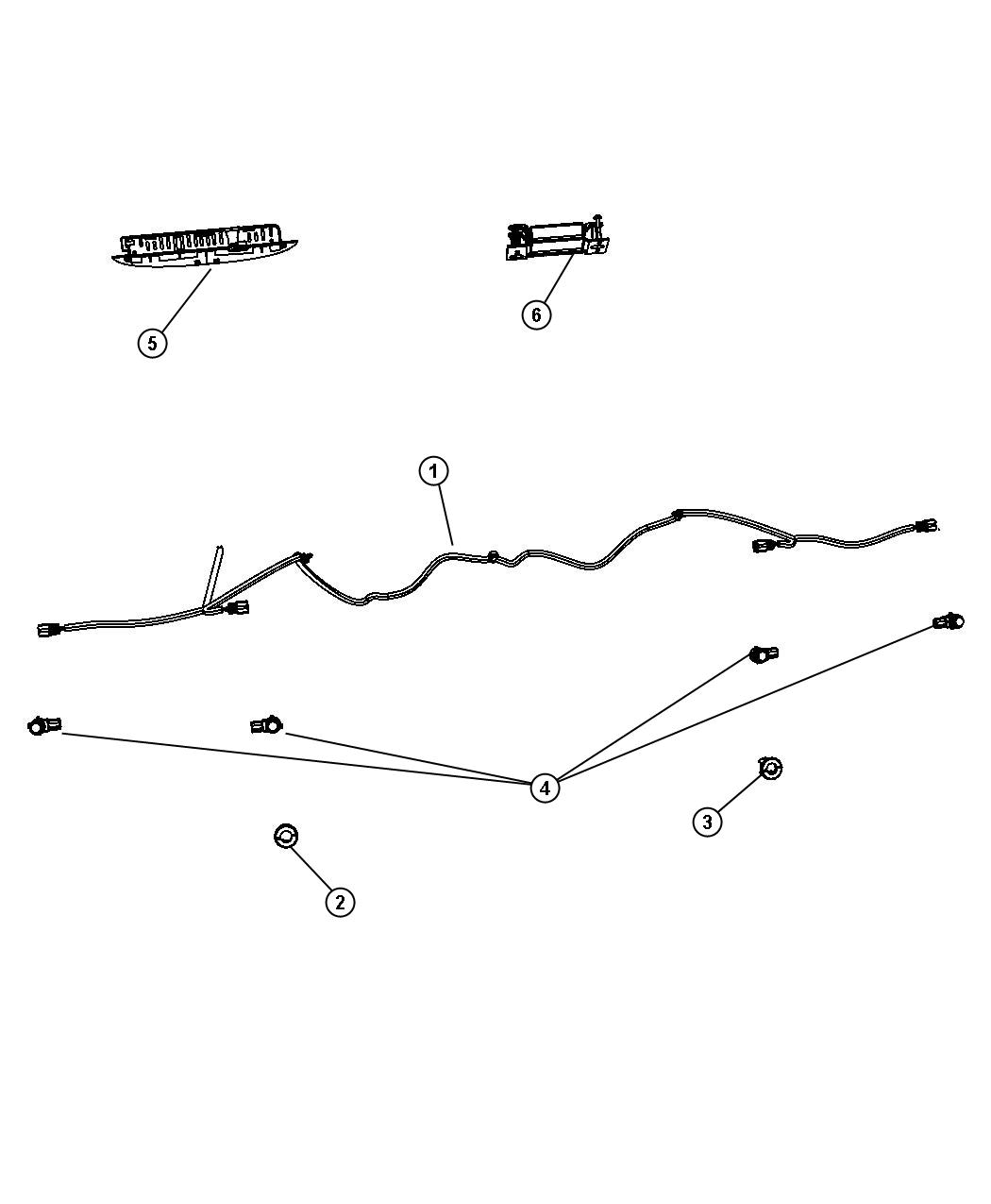 Diagram Park Assist. for your 2008 Ram 1500   