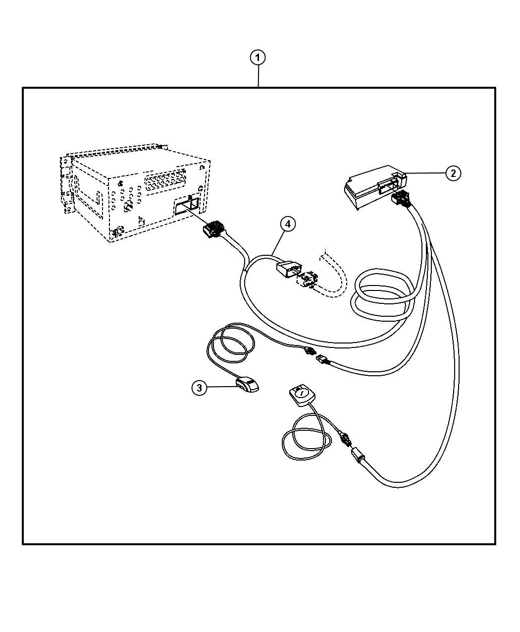 Diagram Hands Free Kit-Cellular Phone-Blue Tooth. for your Dodge