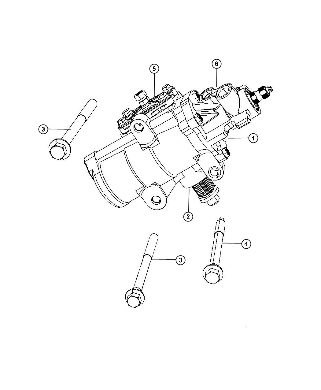 Steering Gear Box. Diagram