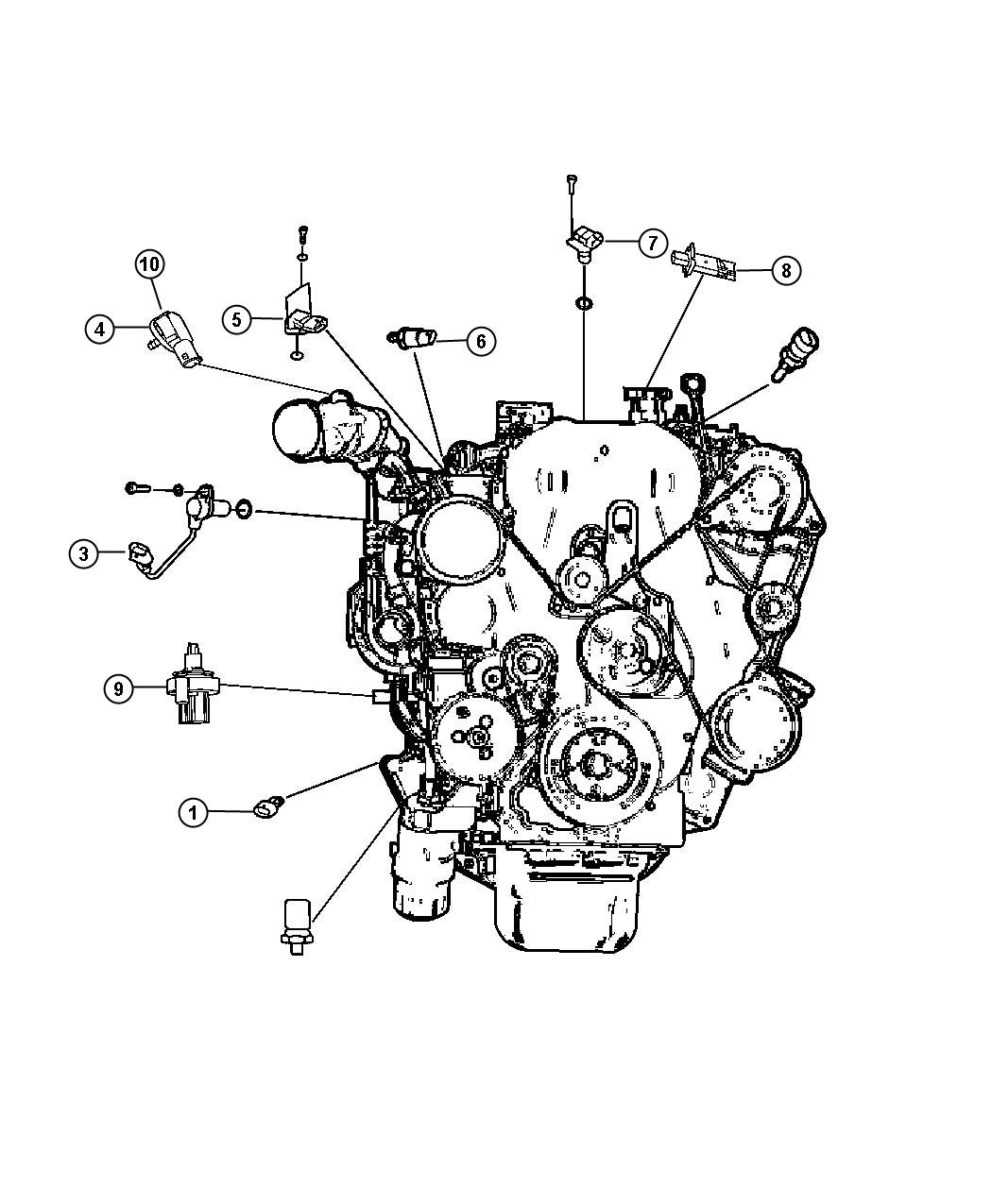 Diagram Sensors Engine. for your 2013 Ram 3500   