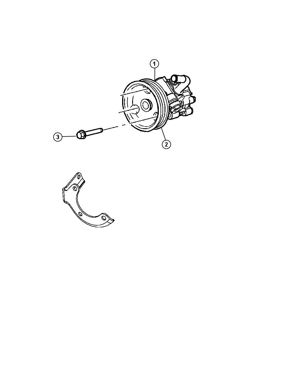 Power Sreering Pump. Diagram