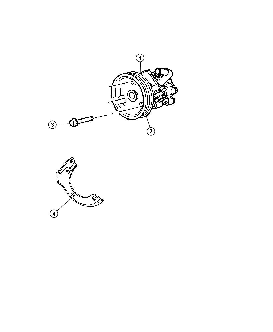 Power Steering Pump. Diagram