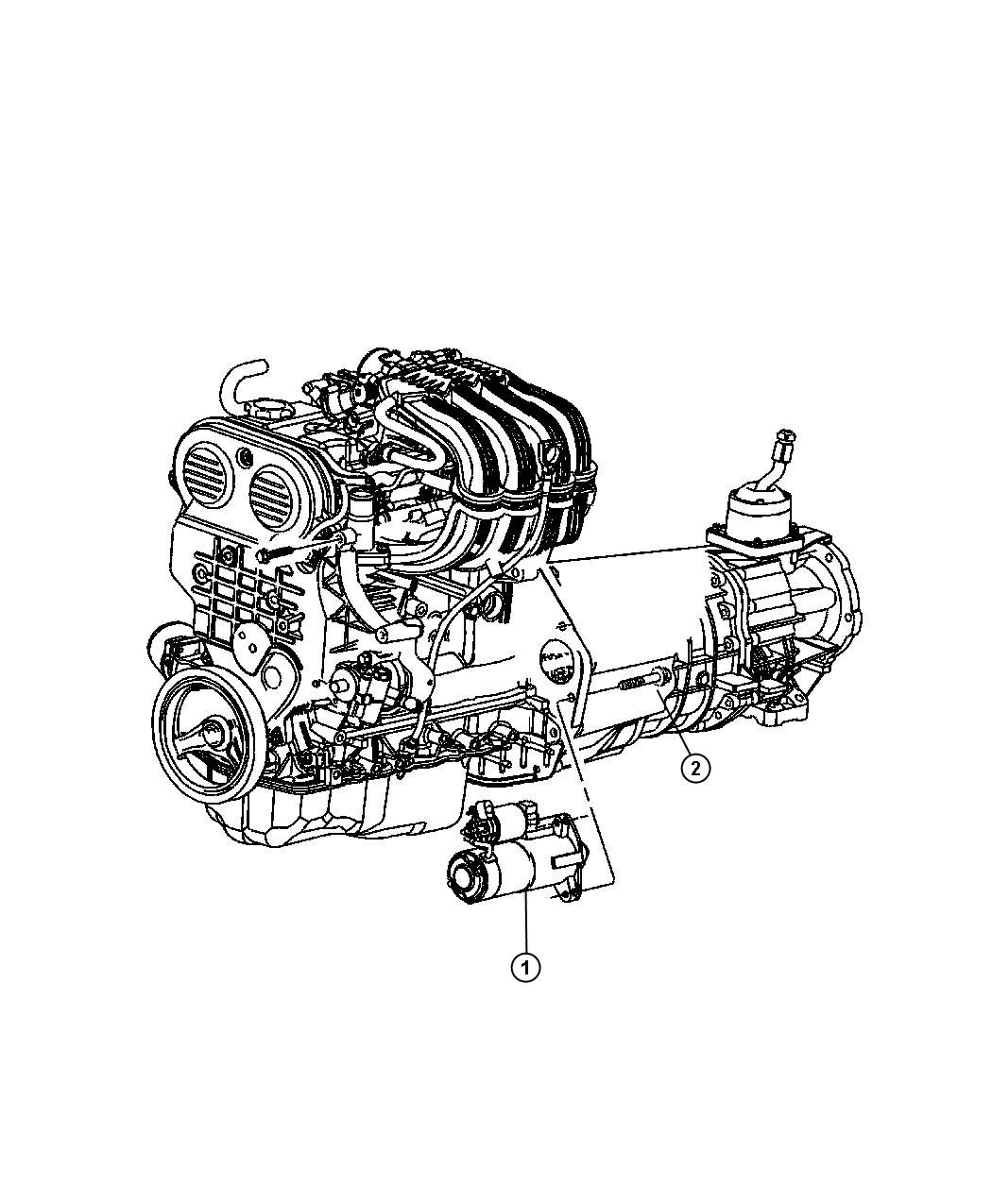 Diagram Starter and Related Parts. for your 2022 Ram 1500   