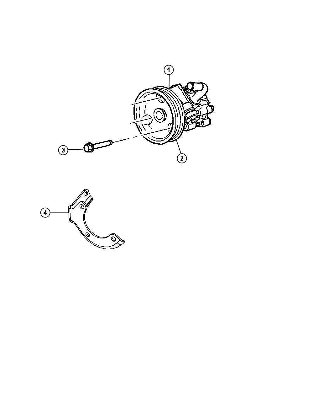 Power Steering Pump. Diagram