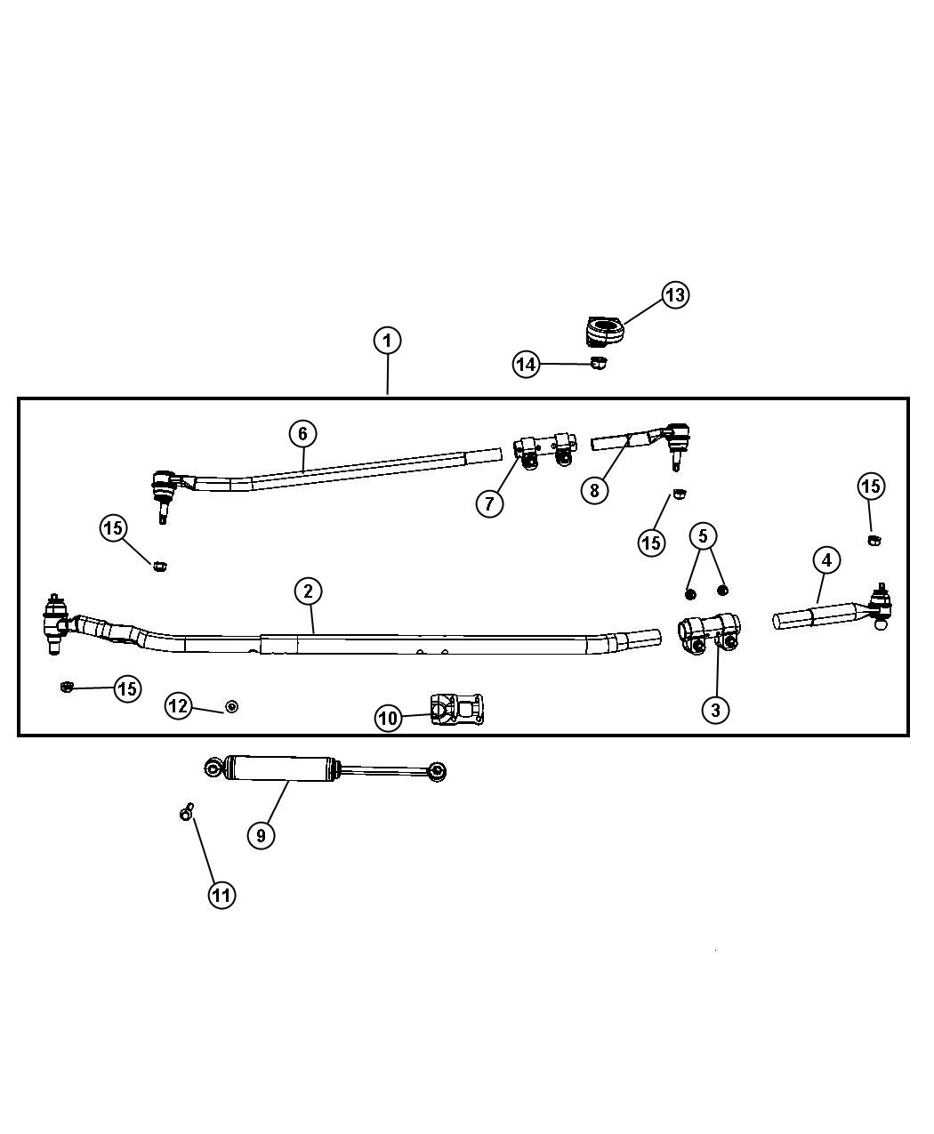 Diagram Steering Linkage. for your 2010 Dodge Ram 2500   