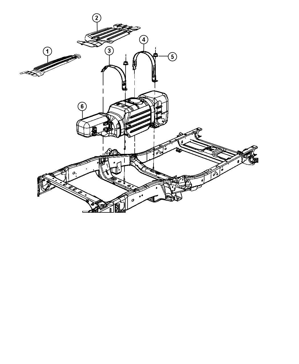 Diagram Fuel Tank. for your 2003 Chrysler 300  M 