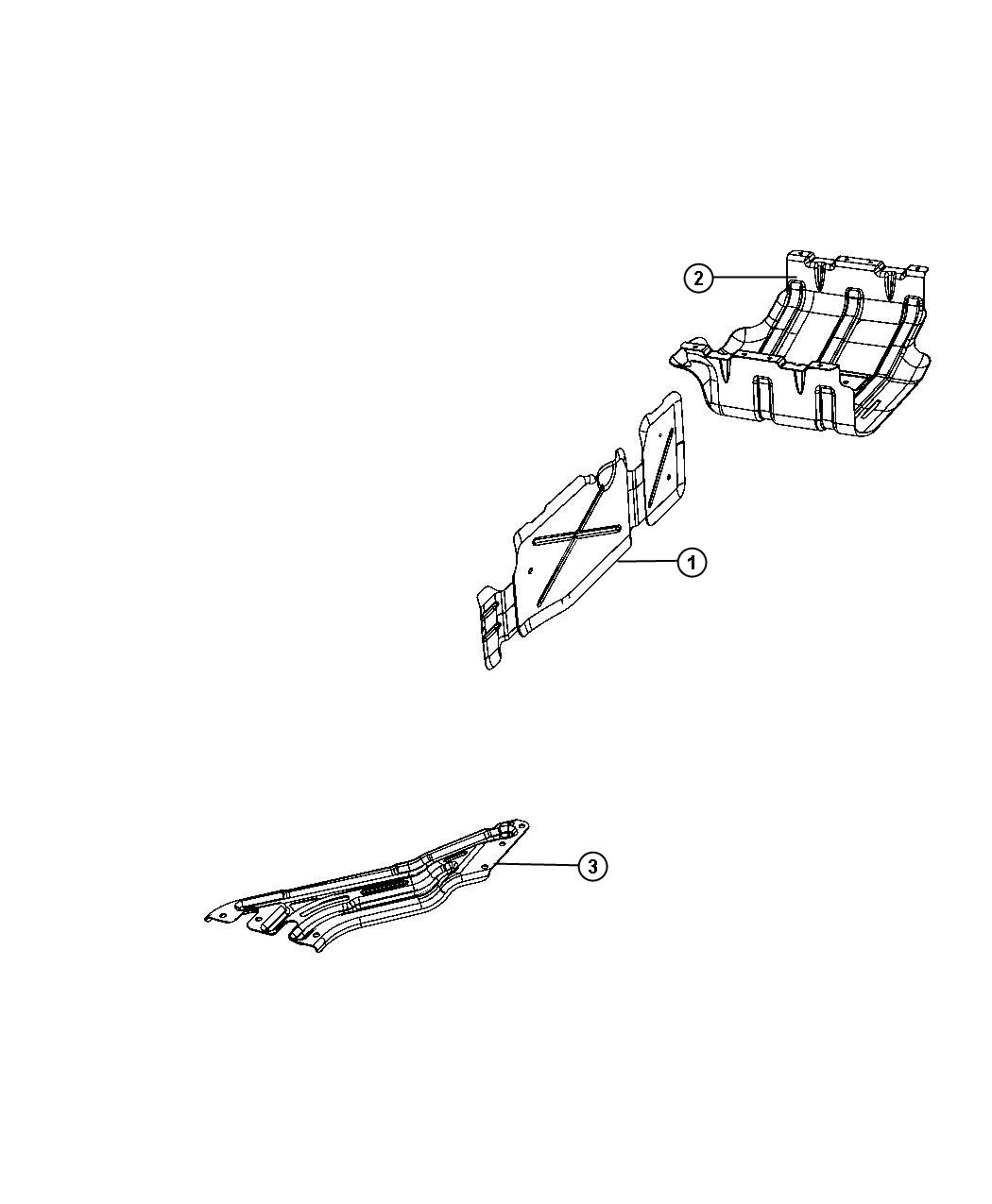 Diagram Under Body Protection. for your 2010 Ram 3500   