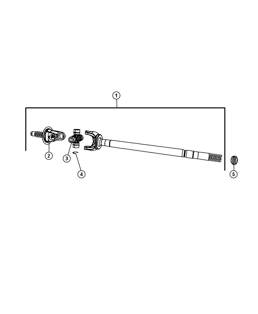 Diagram Shaft, Axle DC 8. for your Dodge