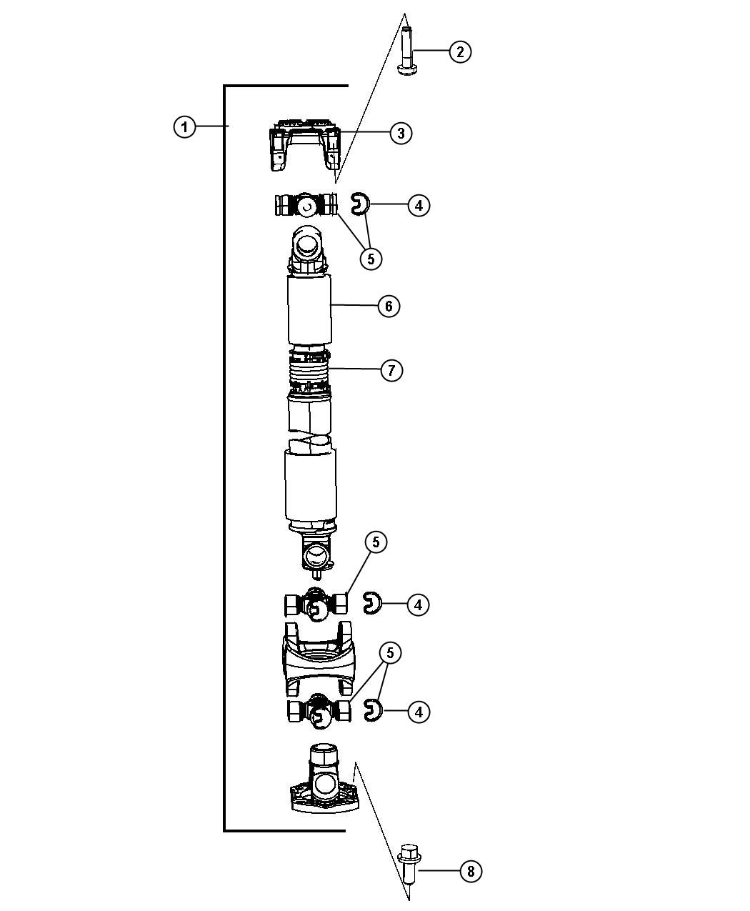 Diagram Shaft, Drive. for your Chrysler 300  M