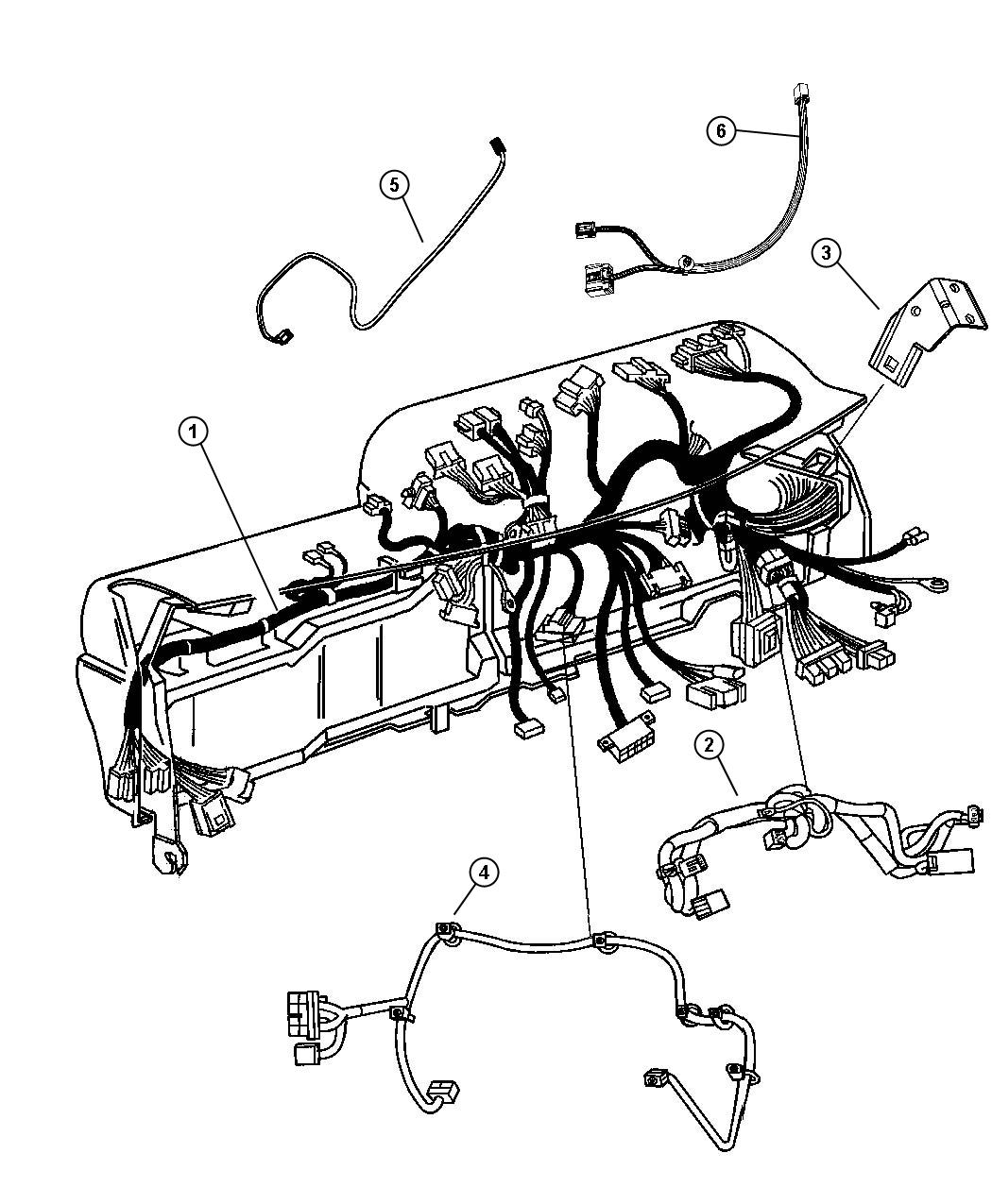 Diagram Wiring Instrument Panel. for your Chrysler Voyager  