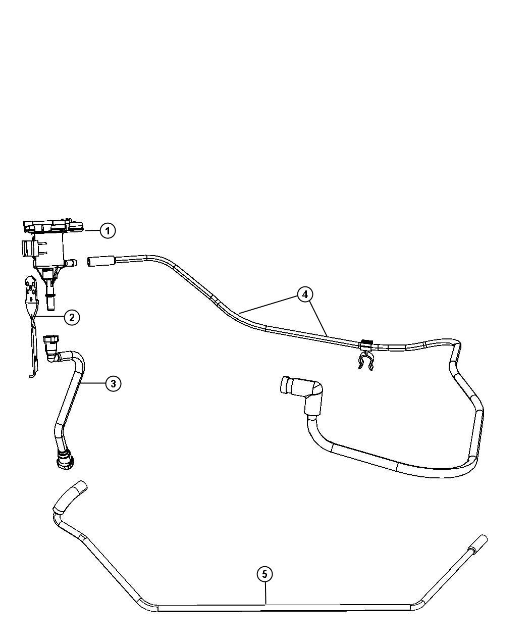 Diagram Emission Control Vacuum Harness. for your Chrysler