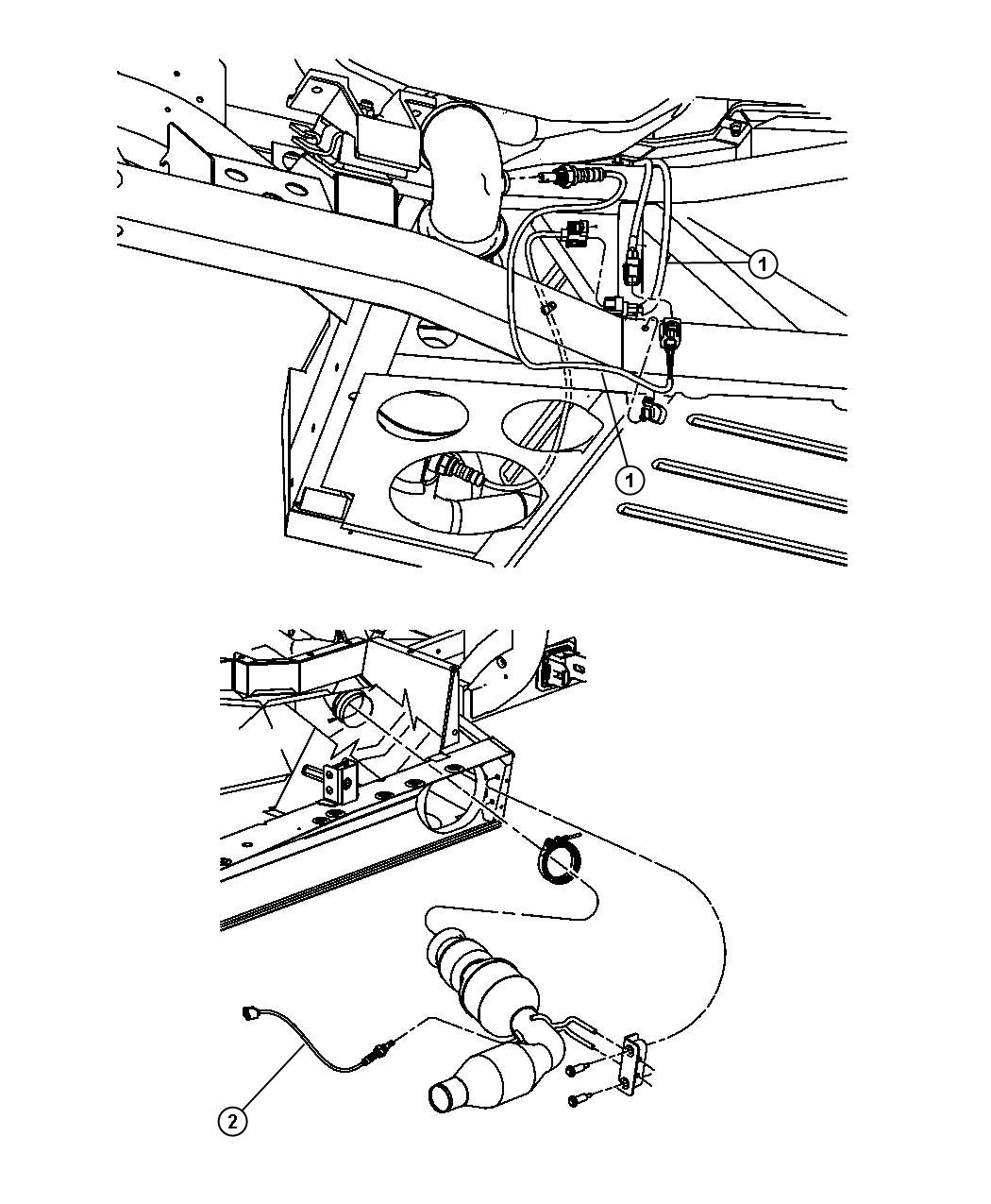 Diagram Sensors Oxygen Gas. for your 1998 Dodge Intrepid   