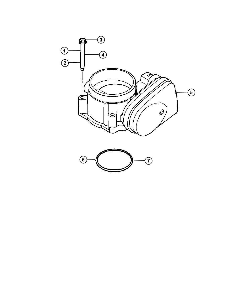 Diagram Throttle Body. for your Dodge