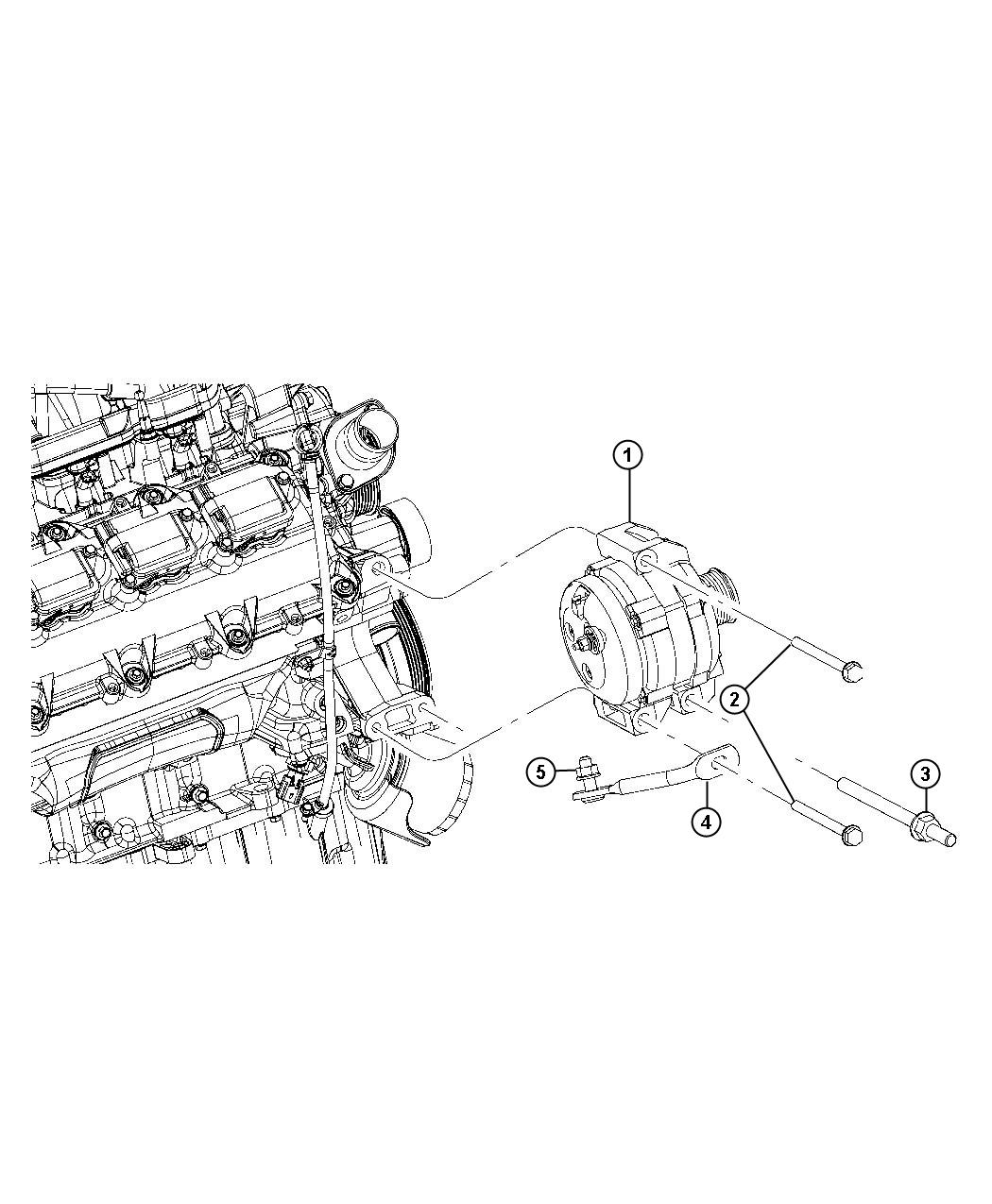 Diagram Generator/Alternator and Related Parts. for your 2007 Dodge Charger   