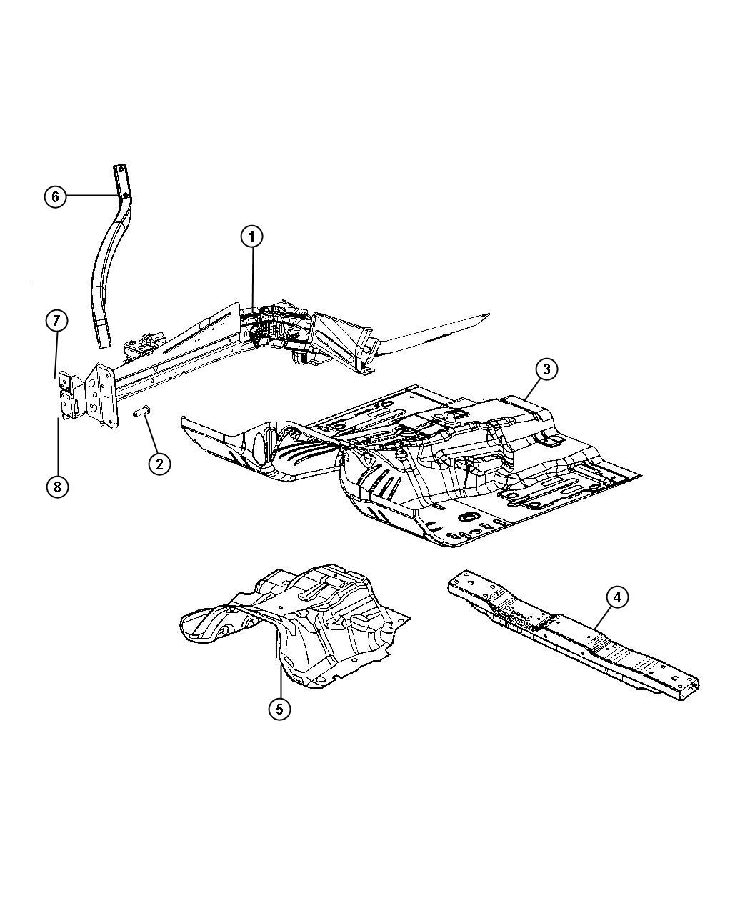 Front Floor Pan. Diagram