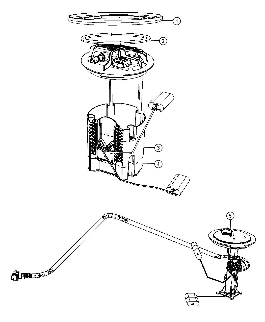 Diagram Fuel Pump and Sending Unit. for your 2003 Jeep Grand Cherokee   