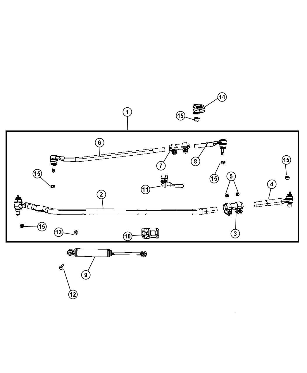 Diagram Steering Linkage. for your 1999 Dodge Ram 1500   