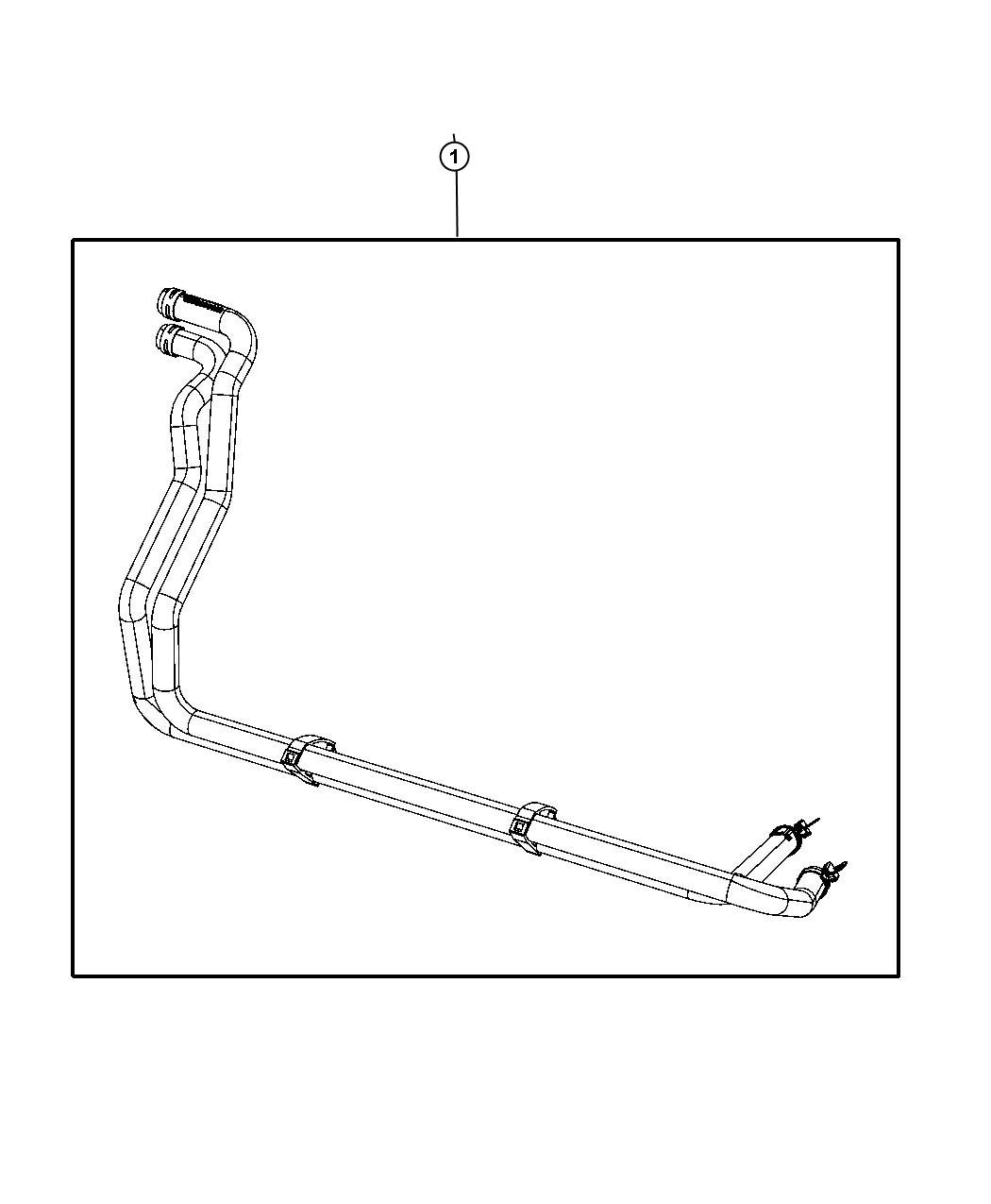 Diagram Heater Plumbing 5.7L [5.7L HEMI VCT Engine]. for your 2019 Dodge Charger   