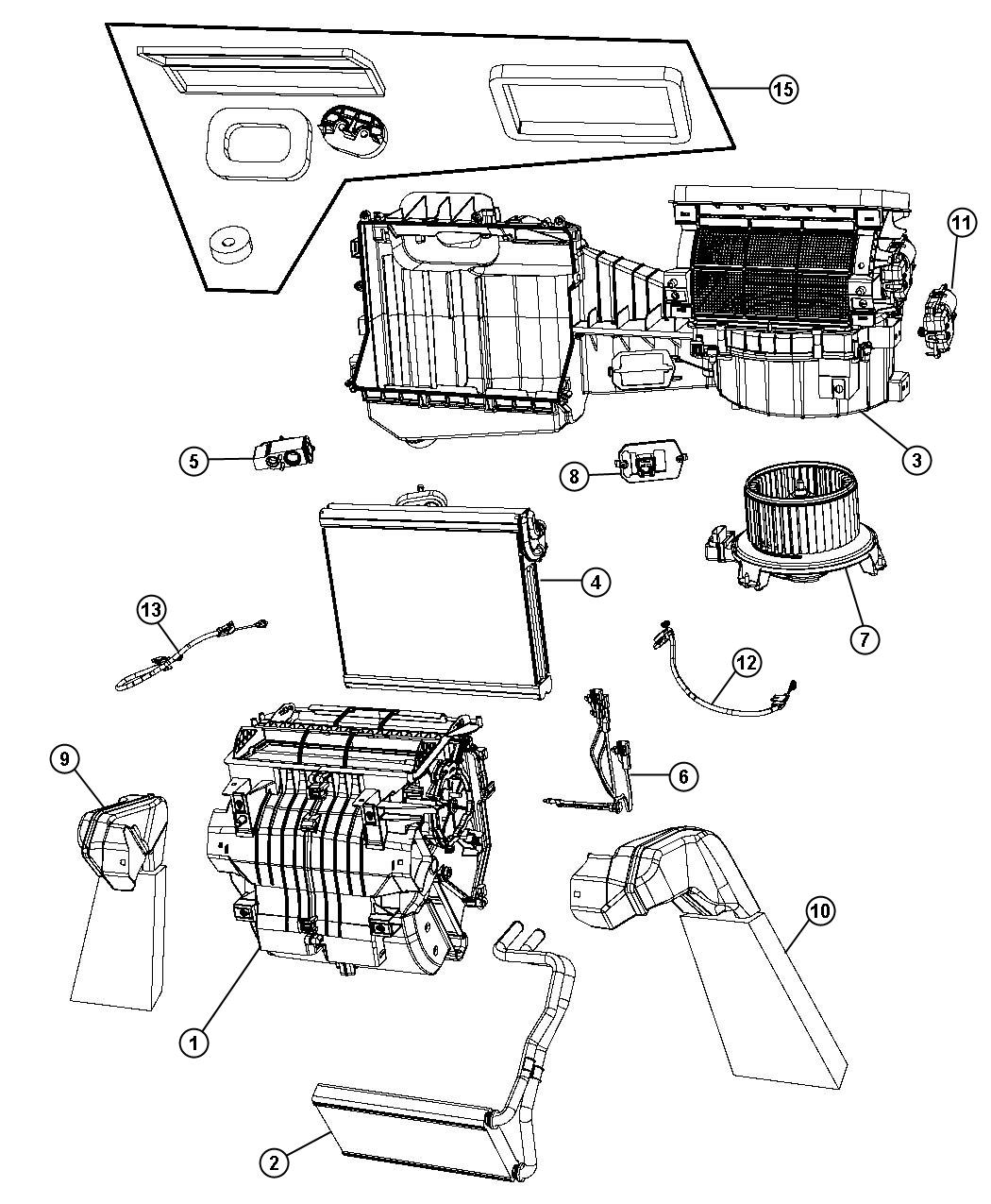 A/C and Heater Unit [Headlamp Off Time Delay]. Diagram