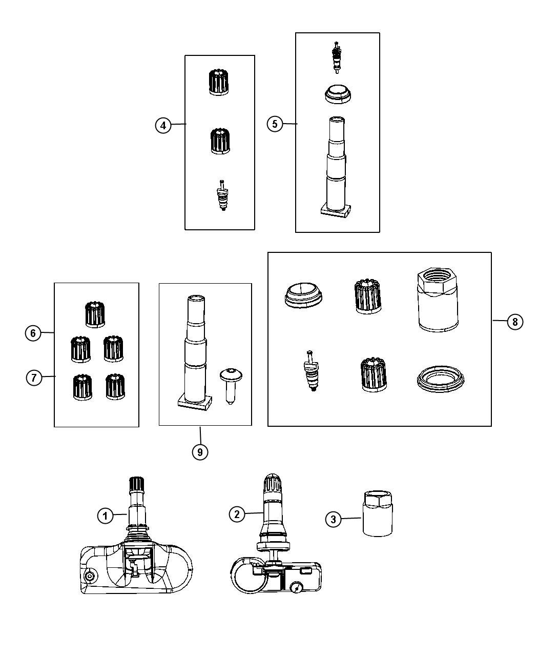 Diagram Tire Monitoring System. for your Chrysler