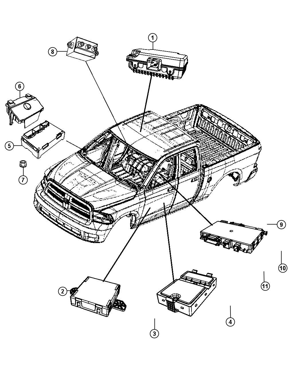 Diagram Modules Body. for your Fiat
