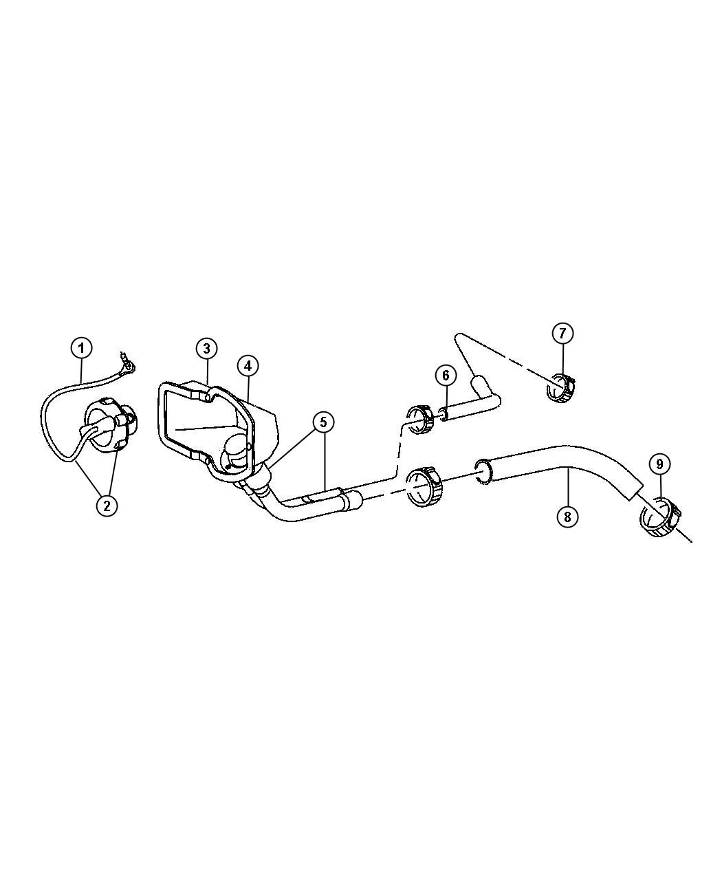 Diagram Fuel Filler Tube. for your Dodge Ram 3500  