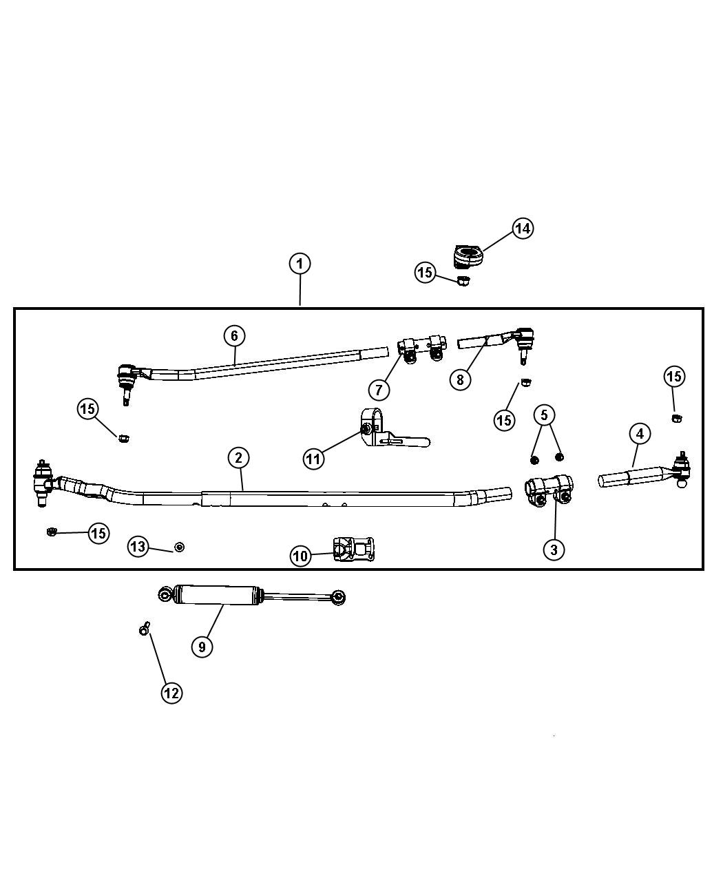 Diagram Steering Linkage. for your 1999 Dodge Ram 1500   