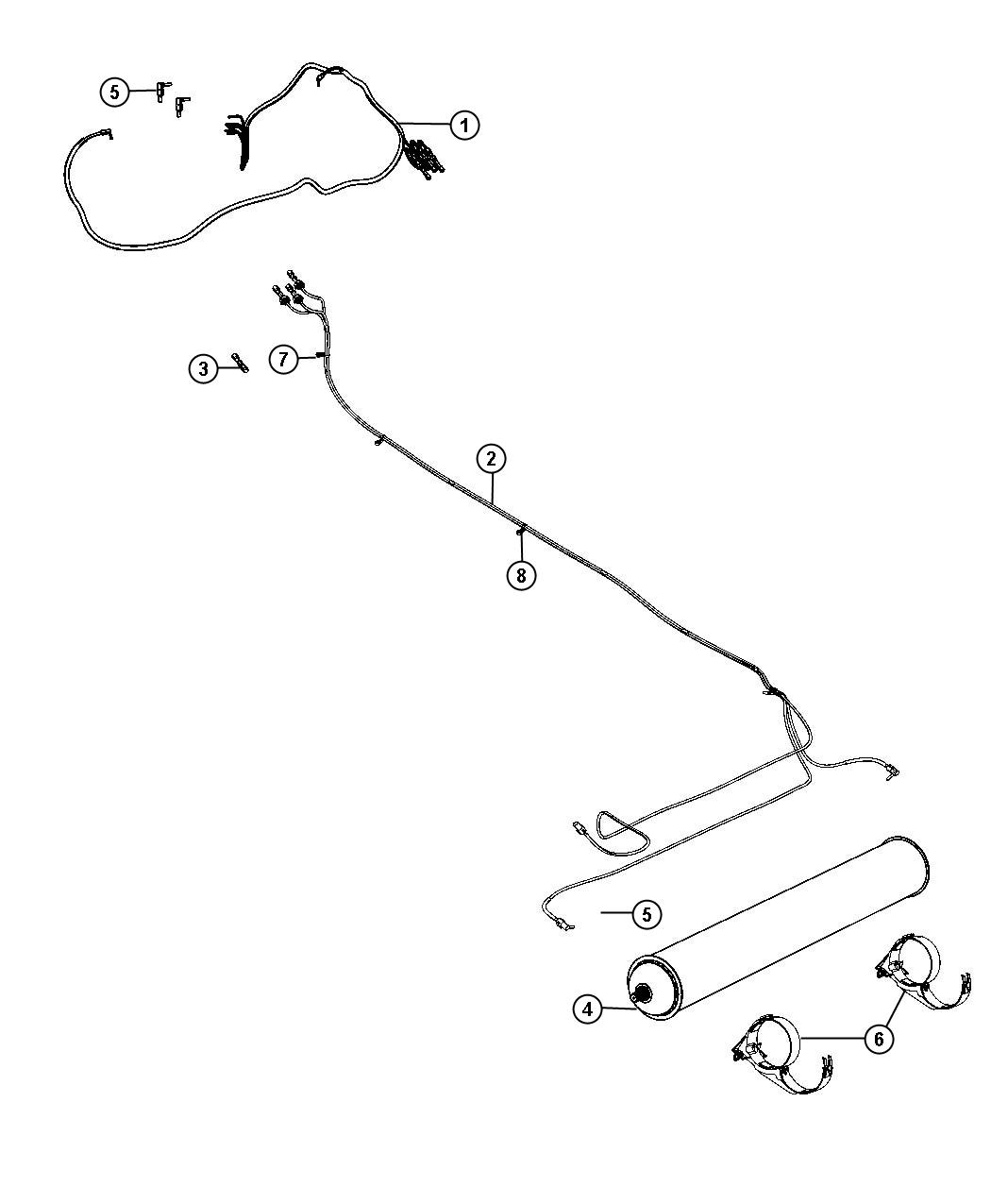 Air Supply Lines. Diagram