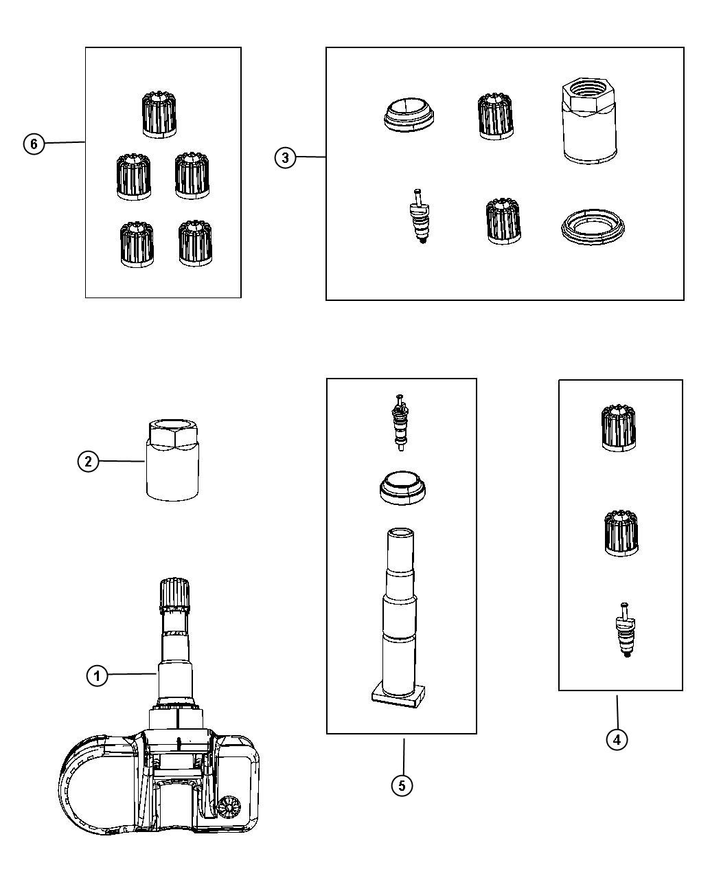 Diagram Tire Monitoring System. for your Jeep