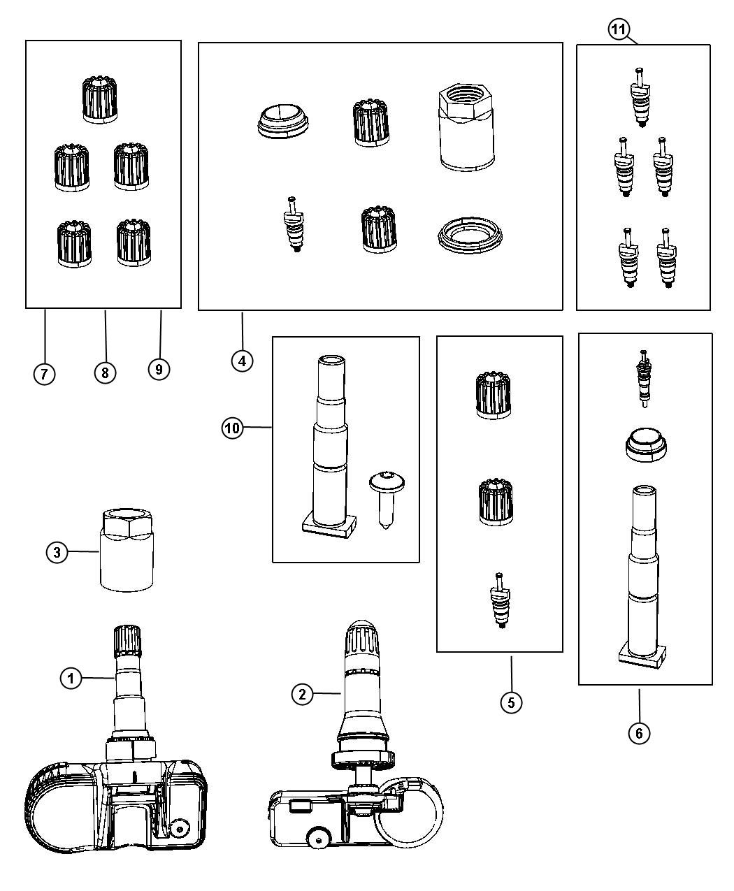 Diagram Tire Monitoring System. for your Jeep