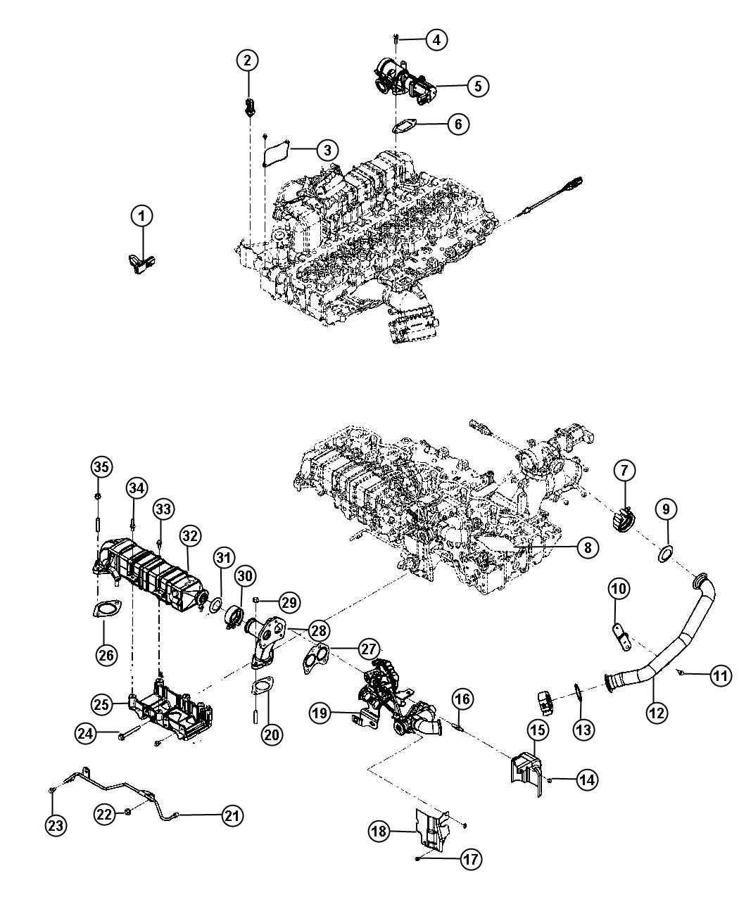 EGR System. Diagram