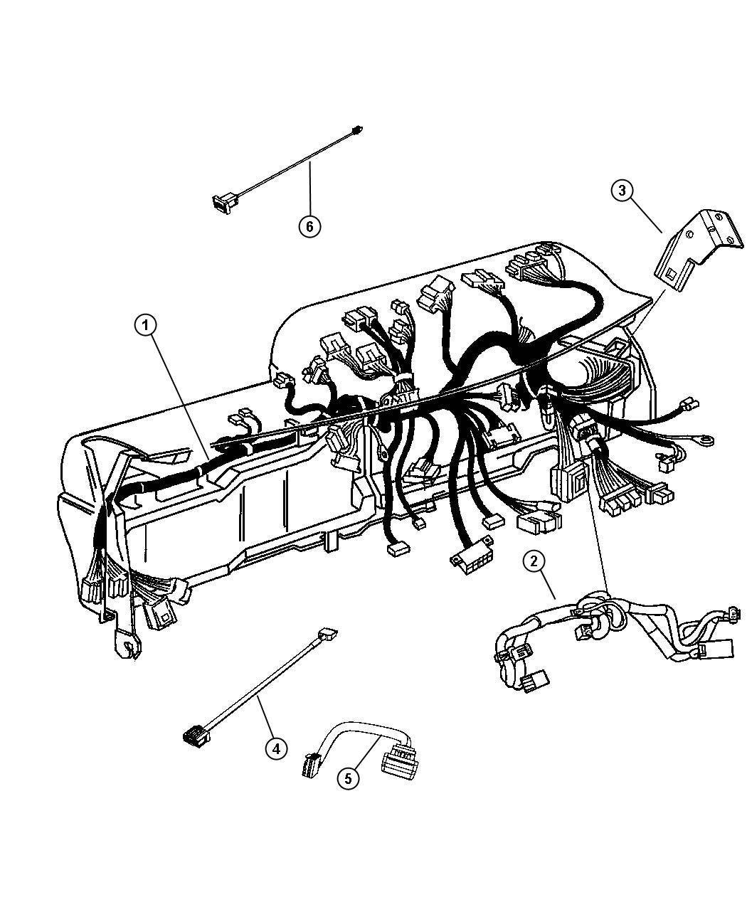 Diagram Wiring Instrument Panel. for your Chrysler Voyager  