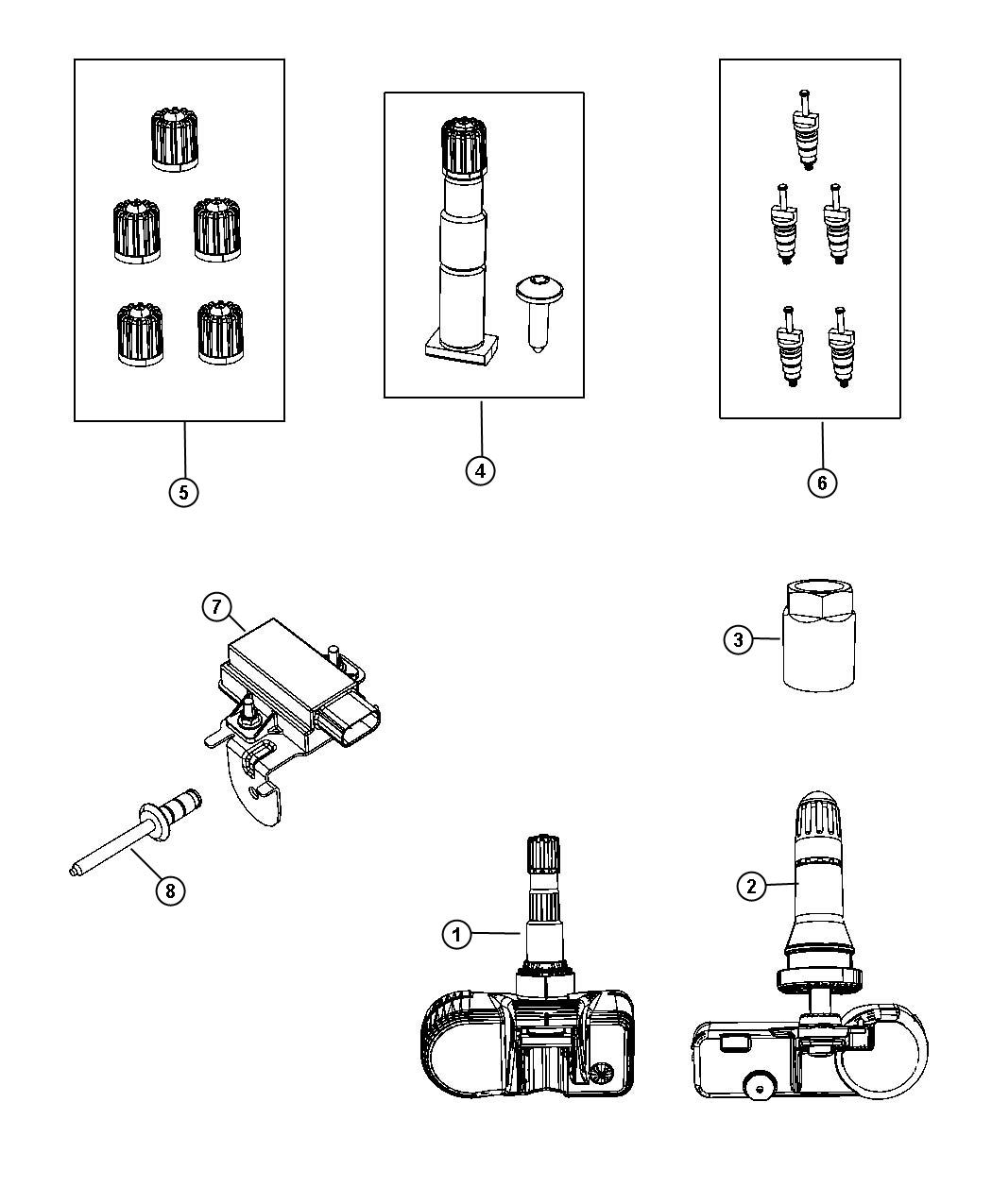 Diagram Tire Monitoring System. for your Jeep