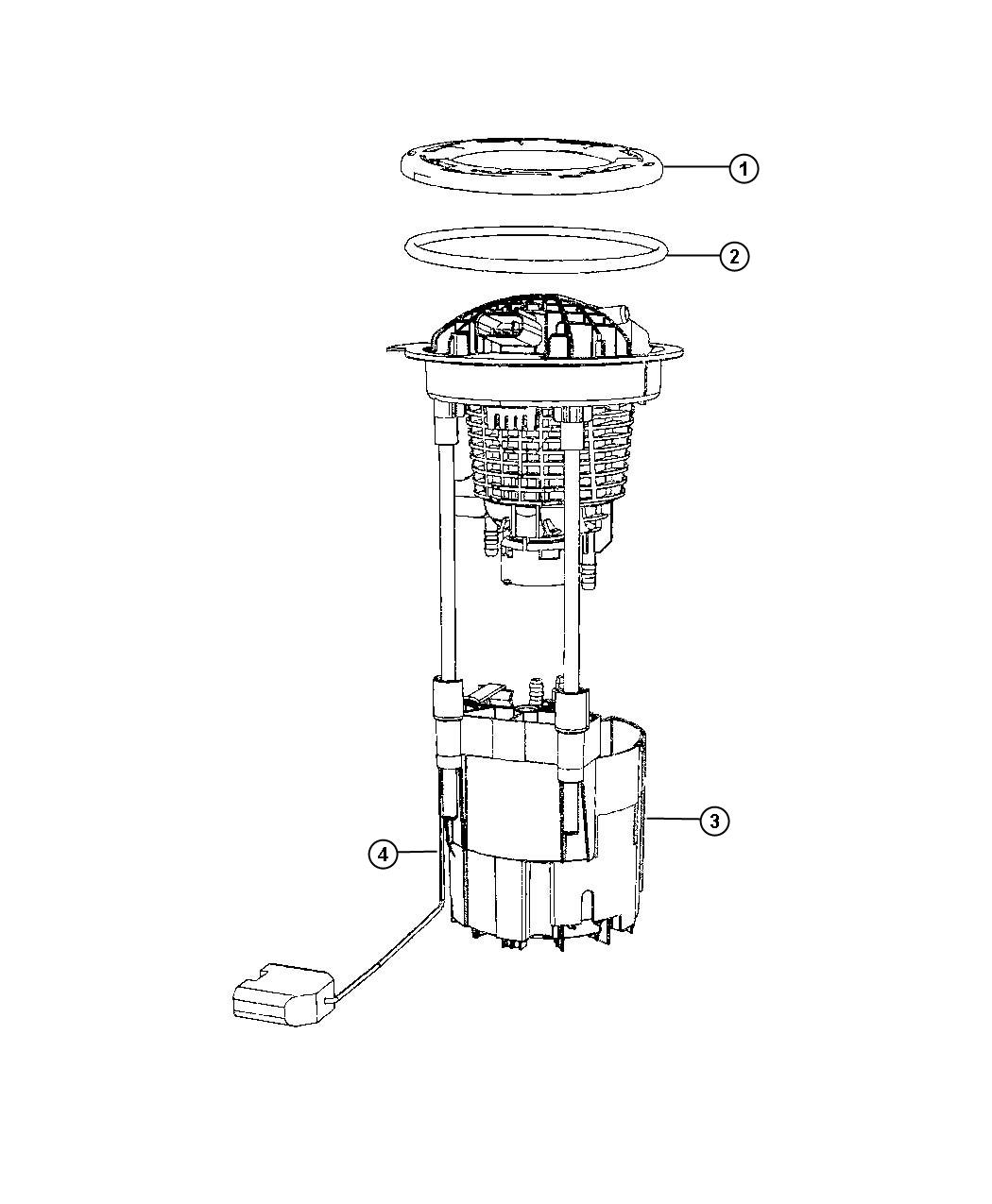 Diagram Fuel Pump Module. for your 1999 Chrysler 300  M 