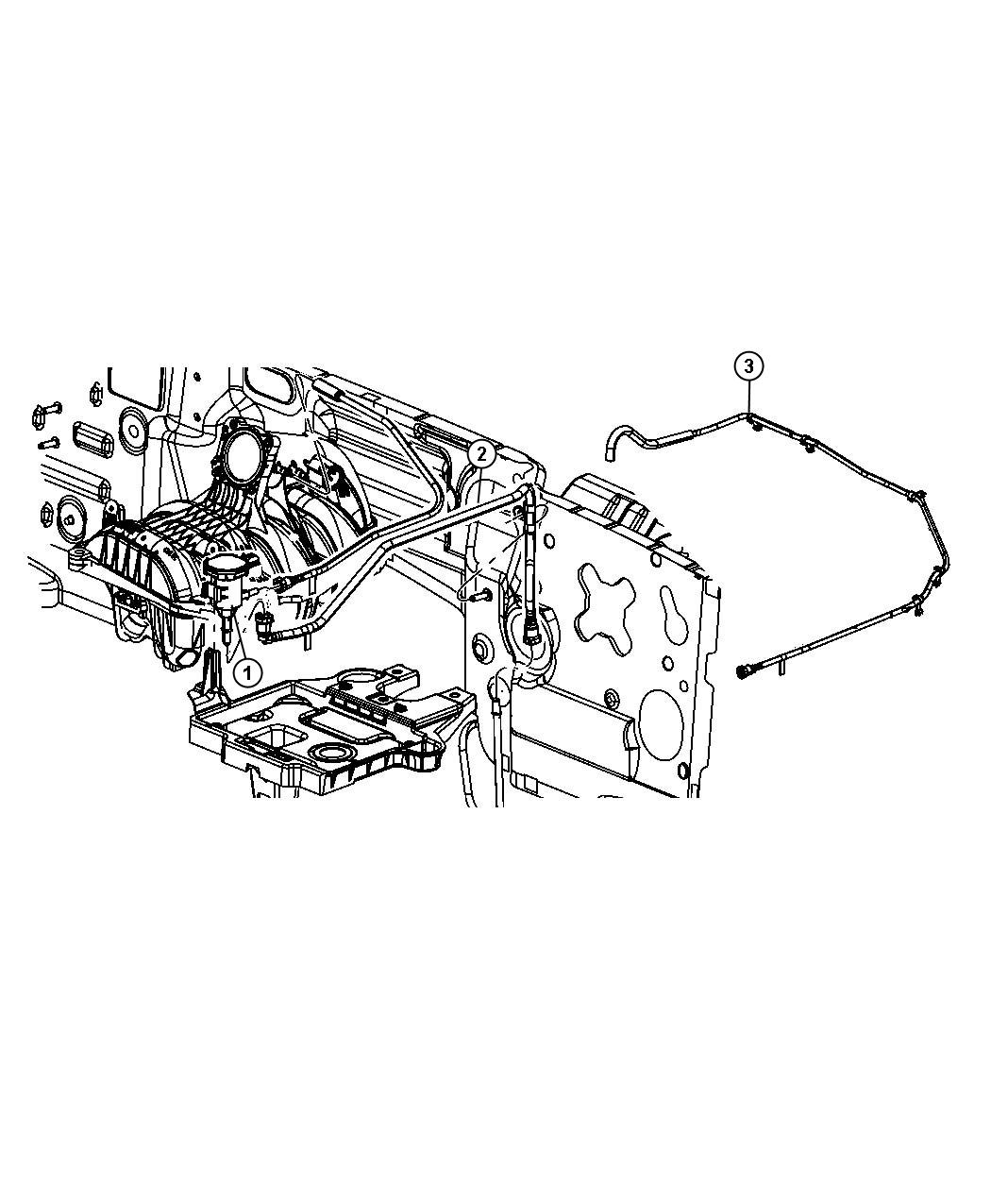 Diagram Emission Control Vacuum Harness. for your Jeep