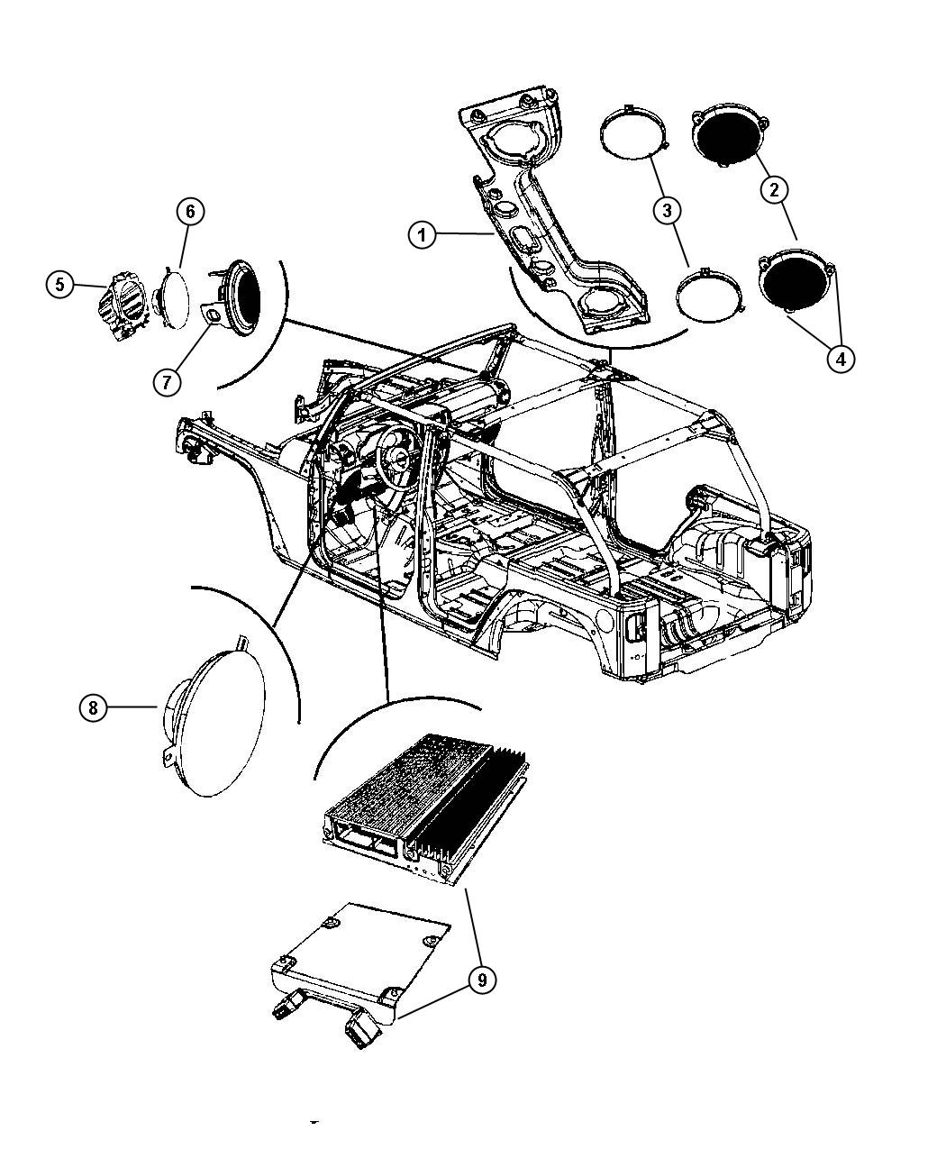 Full size assembly image of Speakers. (1/1)