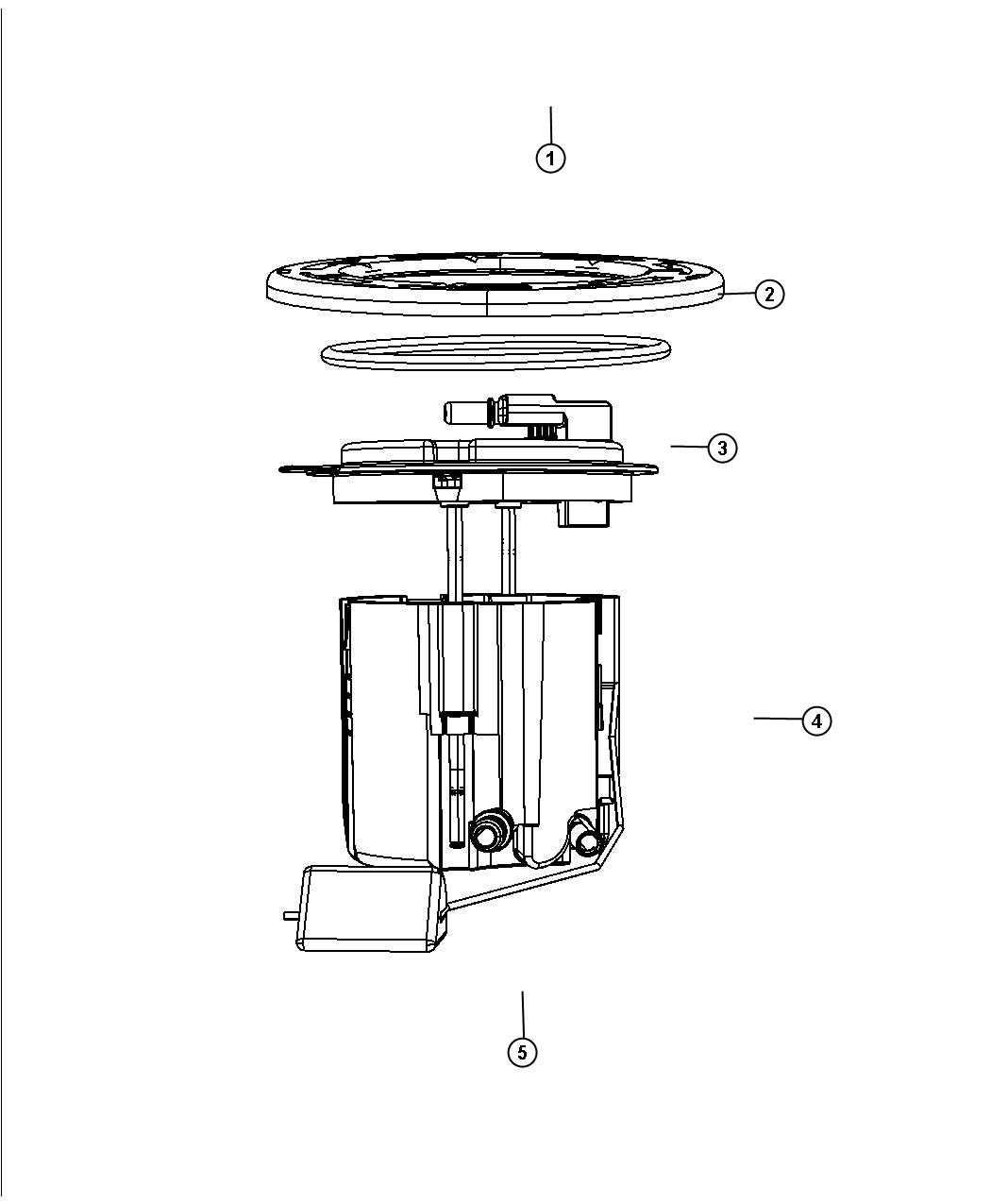 Diagram Fuel Pump Module. for your Jeep