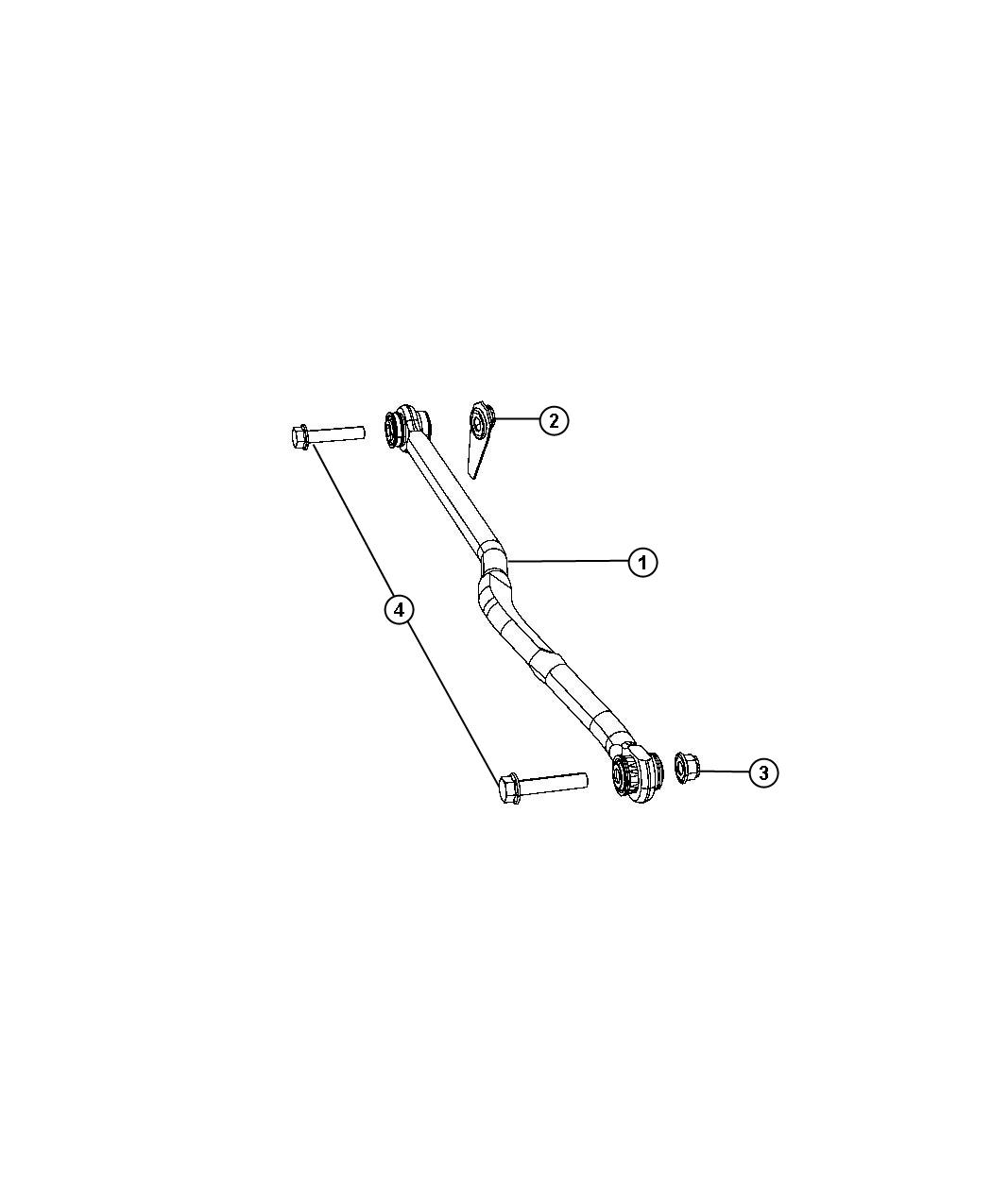 Diagram Bar,Track. for your 2011 Jeep Wrangler 3.8L V6 M/T 4X4 Unlimited Sahara 