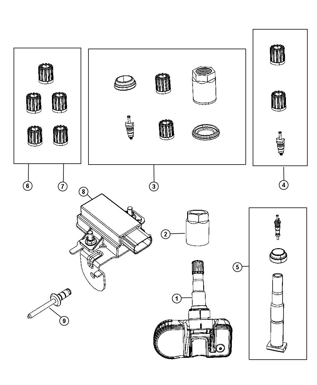 Diagram Tire Monitoring System. for your Jeep