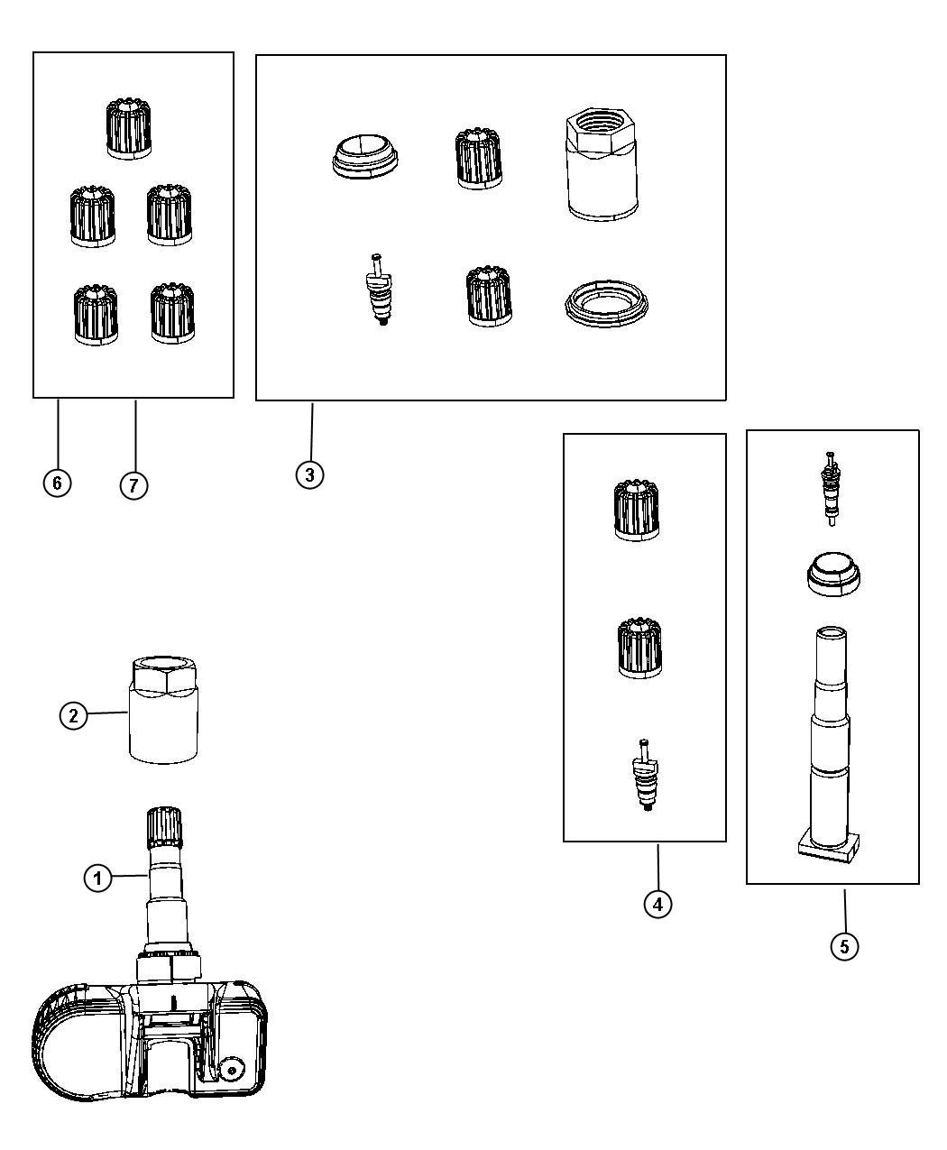 Diagram Tire Monitoring System. for your Jeep