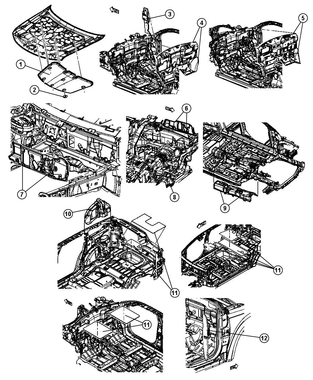 Diagram Silencers. for your 1999 Chrysler 300  M 